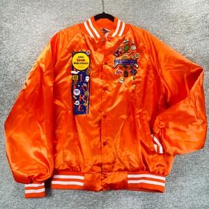 Vintage Westark‎ Satin Jacket Tulare California Farm Equipment Show 1992 2XL